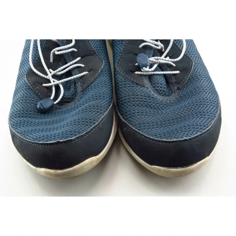 Dr. Scholl's Women's Walking Shoes Size 7.5 Blue Mesh Elastic‎ Lightweight